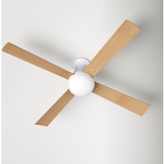 AllModern 52" 4-Blade LED Mount Fan w/ Wall Control & Kit - Maple Ceiling Flush Light