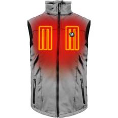 Battery Heated Vests ActionHeat Men's 5V Battery Heated Vest Sharkskin Grey