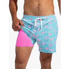 Elastane/Lycra/Spandex Swimming Trunks Chubbies Men's Lined Classic Swim Trunks The Domingos