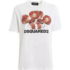 DSquared2 Women T-shirts DSquared2 Cotton Logo T-Shirt - White