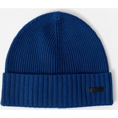 Herren - Wolle Kopfbedeckungen Boss Black Fati 10250850 Beanie Blau Mann