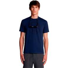 North Sails Chic Blue Nautical Print Tee for Herre Blue, Blå Color_Blå Herre, new-with-tags, T-shirts, T-Shirts Men Clothing