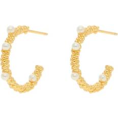 Nuni Copenhagen Gloria Örhängen kt. Guldpläterad Silver A1386 Dam 925 sterling silver Gold