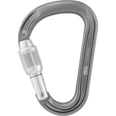 Karabijnhaken & Setjes Petzl Attache Screw Lock Karabiner Grijs