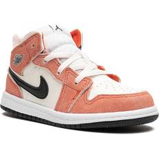 Arancione Scarpe da Basket Air Jordan 1 Mid SE TD - Orange Suede