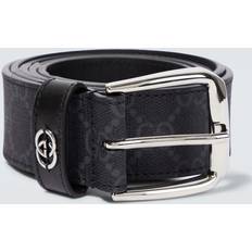 Gucci Belts Gucci GG leather belt black (Inch 36)