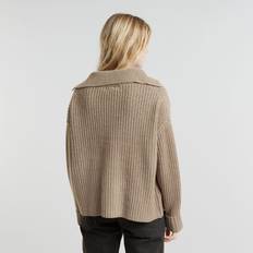 Beige - Dame Polotrøjer G-Star Heavy Knitted Loose Polo Beige Women