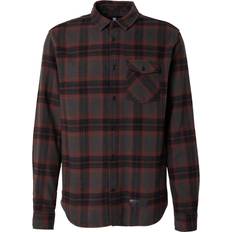 DC Tops DC Marshal Flannel Camisa - Pirate Black Plaid