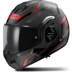 LS2 FF906 Advant Kuka Helm, zwart-rood, afmeting voor man