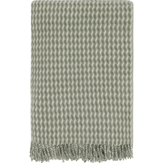 HØIE Plaid Dæmpet Grøn Tæppe Grøn (180x120cm)