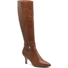 Faux Leather High Boots David Arlie Boot