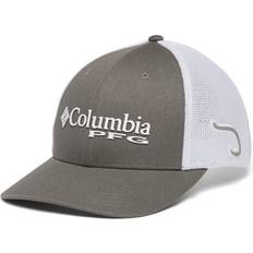 Titanium Clothing Columbia Unisex Adult PFG Mesh Ball Cap, Titanium, Hook, Large-X-Large