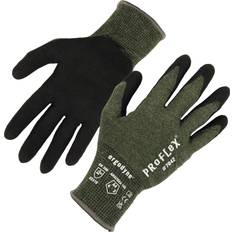 Industrial Work Clothes Ergodyne Proflex 7042 Nitrile-Coated Cut-Resistant Gloves, Green