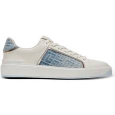 Denim Shoes Balmain B-Court leather sneakers men CALFSKIN/Leather/Rubber White