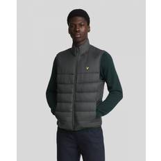 Clothing Lyle & Scott Mens Wadded Gilet Dark Grey