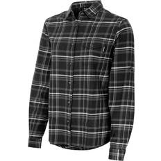 Svarte Skjorter Urberg Women's Trollstein LS Flannel Shirt Black Beauty