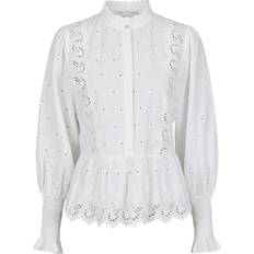 Neo Noir Hvid Bluser Neo Noir Mavianna Emb Bluse, White