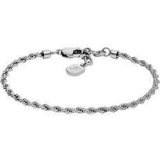 Stainless Steel Bracelets Fossil Armband - Silber