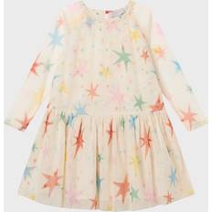 Multicoloured Dresses Stella McCartney Kids Girls Ivory Star Print Tulle Dress