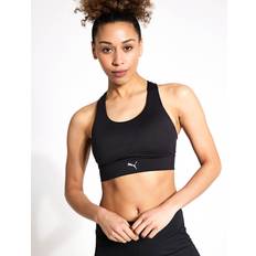 Medium stöd BH:ar Puma Pwrbreathe Run Bra ['Svart'] (Medium)