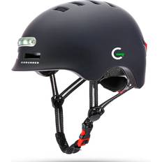 Led cykelhjelm GoRunner LED Bicycle Helmet Black