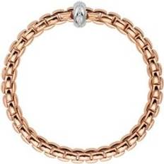 XL Bracelets Fope Eka Anniversario 18ct Rose Gold 0.13ct Diamond Bracelet