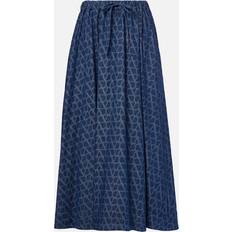 Jeansröcke - XXS Valentino Garavani Denim Toile Iconographe Skirt blue