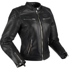 Segura Curtis Damen Motorrad Lederjacke, schwarz, Größe Damen