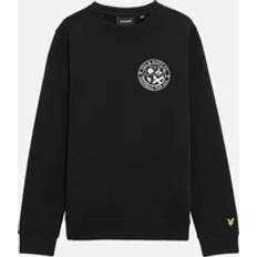Lyle & Scott Sweatshirts Barnkläder Lyle & Scott Lyle And Scott Boy's Kids Football Logo Crew Neck Sweatshirt Black 12/13 y