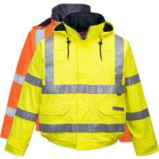 5XL Vestes de Travail Portwest Portwest Veste Bomber haute visibilité S773, Jaune, taille 4XL, Unisexe