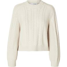 Selected Femme Jumpers Selected Femme Cable Knit Jumper