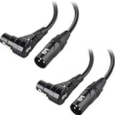 Kablar Cable Matters XLR-Mikrofonkabel 2-pack Svart