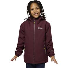 Jack Wolfskin Snowcurl 3in1 Jacket Lila Junge