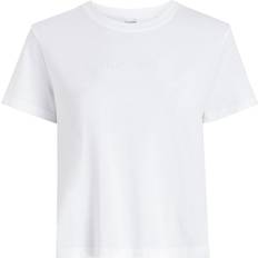 Calvin Klein Dam T-shirts Calvin Klein Pyjama Top Pure Cotton White