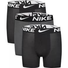 Polyester Briefs Nike Essentials Big Kids' Dri-FIT Boxer Briefs (3-Pack) in Black, 9N0844-K7K