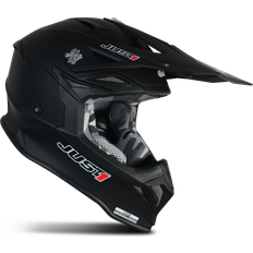 Just One J39 Plain Motocross Helmet (55-56cm) Black
