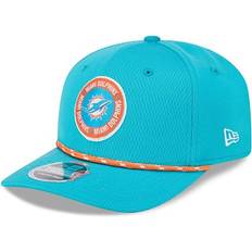 NFL Caps New Era Men's Aqua Miami Dolphins 2024 Sideline 9SEVENTY Stretch-Snap Hat