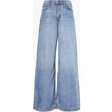 Rag & Bone Womens Beverly Featherweight Sofie Wide-leg High-rise Denim-blend Jeans