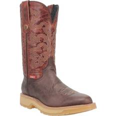 Multicoloured Boots Dingo Dingo Big Horn Embroidered Round Toe Cowboy Boots Brown