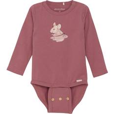 Blommiga Barnkläder Minymo Body L/æ Deco Rose 74 Body L/Ä