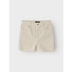 Vrouw - W36 Shorts Name It Utizza Broek - Lichtbeige