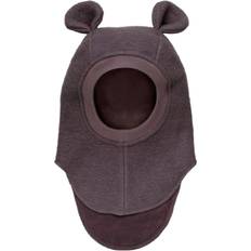 Huttelihut Accessoires Huttelihut Balaclava Ears Wool Raisin 48\0-12M