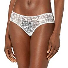 DKNY Women's Modern Lace Hipster Panty, poplin White