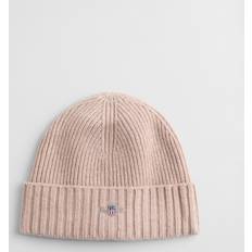 Gant Beige Accessories Gant Unisex Shield Wool Beanie Beige One