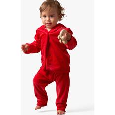 Red Other Sets Children's Clothing Angel & Rocket Baby Santa Velour Outfit, Set of 4, Red