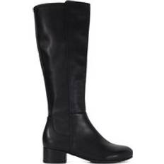 Læder Høje støvler Dune London Black Standard Fit Tayla Smart Stretch High Leg Boots
