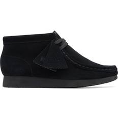 Clarks Black Boots Clarks Kids' Clarks Originals Wallabee Boot (Black Suede)
