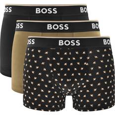 Beige - Uomo Intimo maschile BOSS Set di 3 Boxer - Multicolore