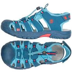 Trollkids Trollkids, Unisex, Sandalen, Kvalvika Kinder Trekkingsandale, Blau, Rot, (30)