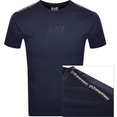 EA7 Mens T-Shirt Medium, Colour: Navy